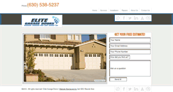 Desktop Screenshot of elitegaragerepair.com